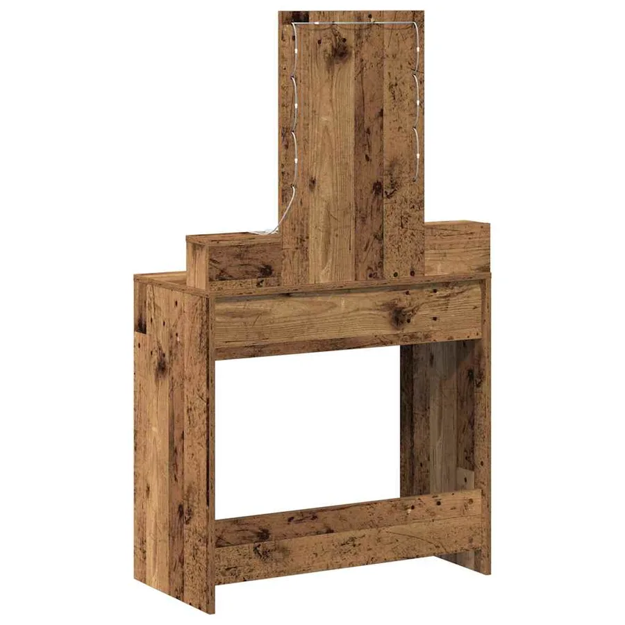 Table de Toilette Marron 79 x 41 x 140 cm Bois d'ingénierie - 7