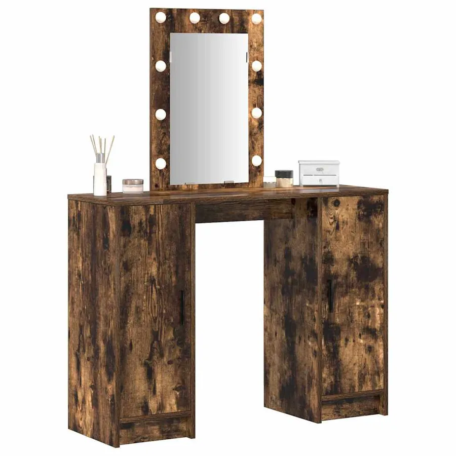 Table de Toilette Marron 102 x 33 x 135 cm Bois d'ingénierie - 3