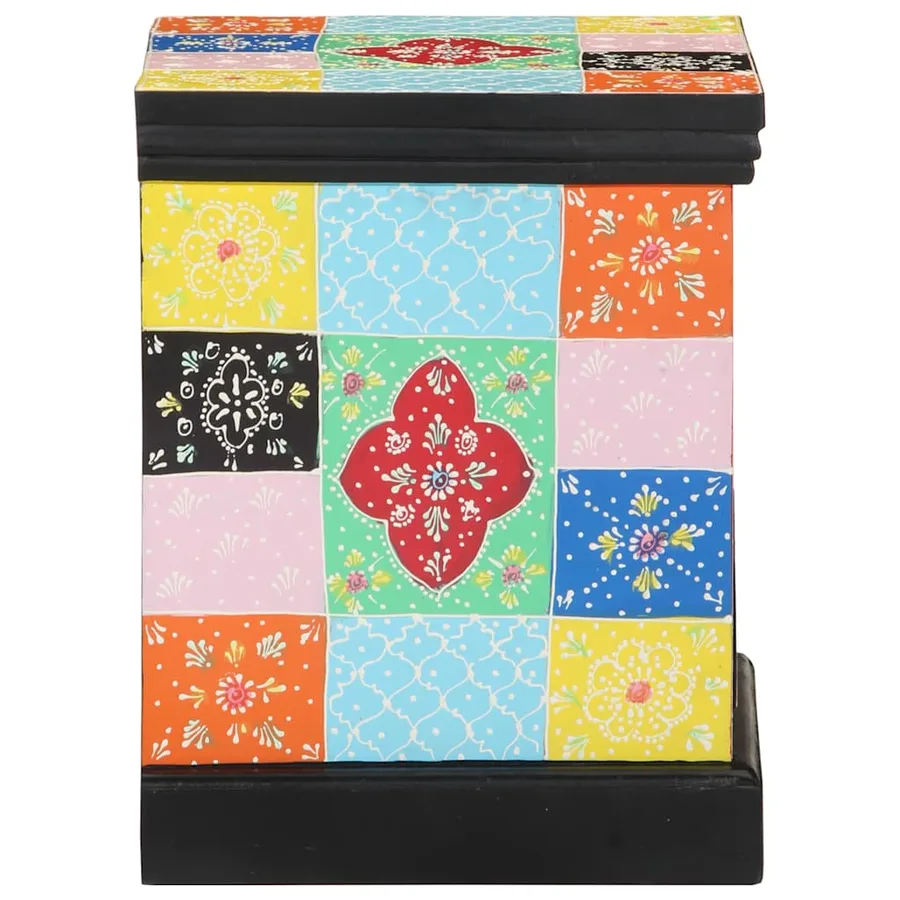 Cabinet de chevet avec tiroir 2 pcs Multicolore 40 x 35 x 45 cm - 5