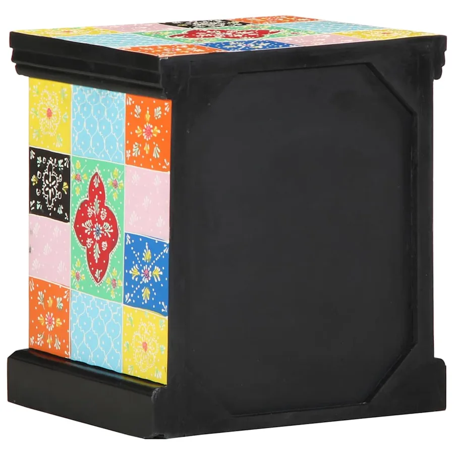 Cabinet de chevet avec tiroir 2 pcs Multicolore 40 x 35 x 45 cm - 6