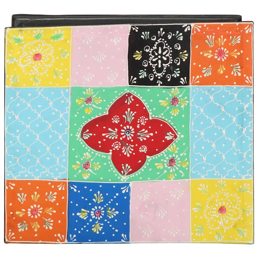 Cabinet de chevet avec tiroir 2 pcs Multicolore 40 x 35 x 45 cm - 7