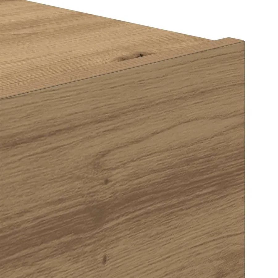 Cabinet de chevet 2 pc Chêne artisanal 50 x 39 x 41 cm - 14