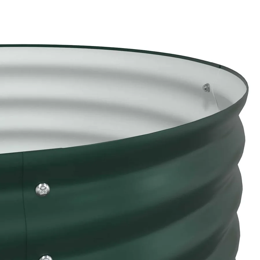 Lit surélevé Vert 160 x 80 x 81 cm Acier - 9