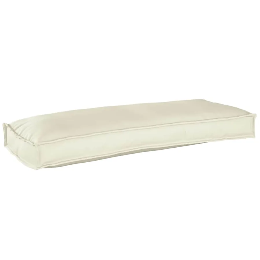Coussin Crème 100 x 40 x 8 cm Tissu Oxford