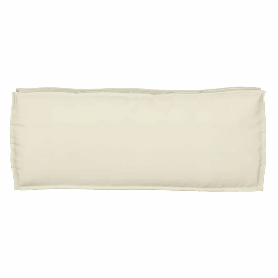 Coussin Crème 100 x 40 x 8 cm Tissu Oxford - 5