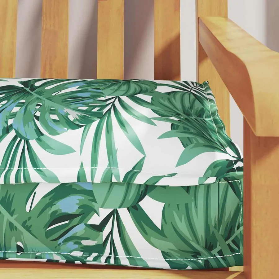 Coussin de palette Floral Motif Feuille Verte 180 x 40 x 8 cm - 5