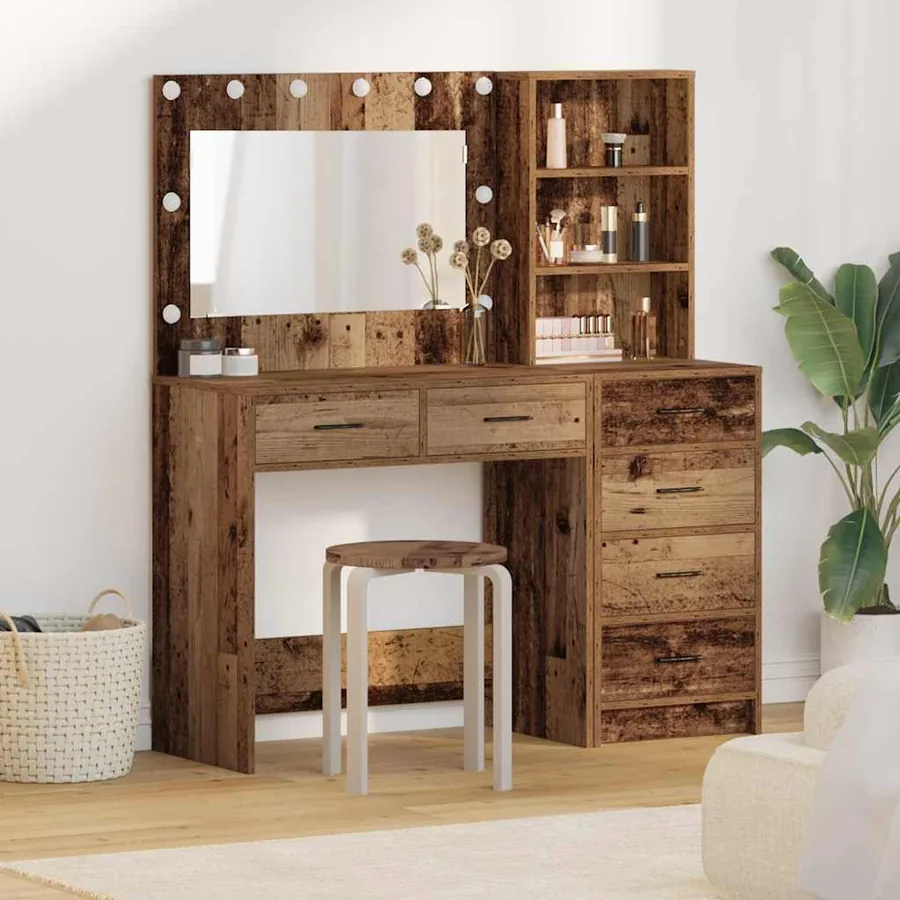 Table de Toilette Marron 78.5 x 41 x 135 cm Bois d'ingénierie