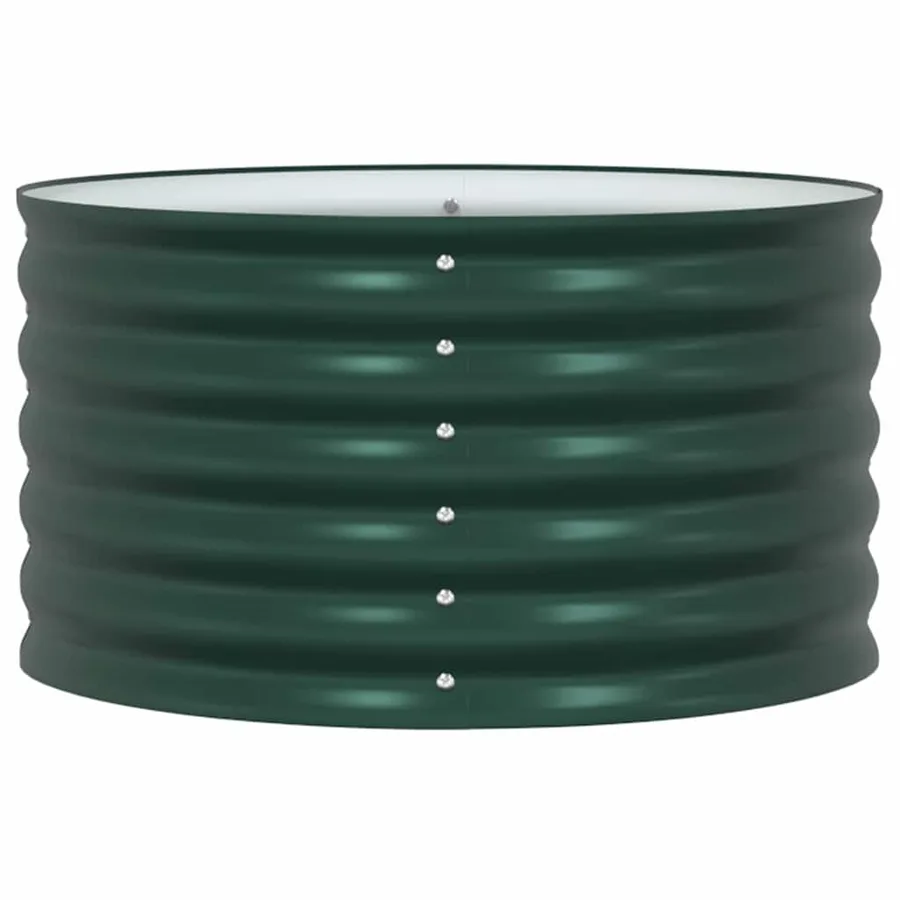 Lit surélevé Vert 80 x 80 x 44 cm Acier - 7