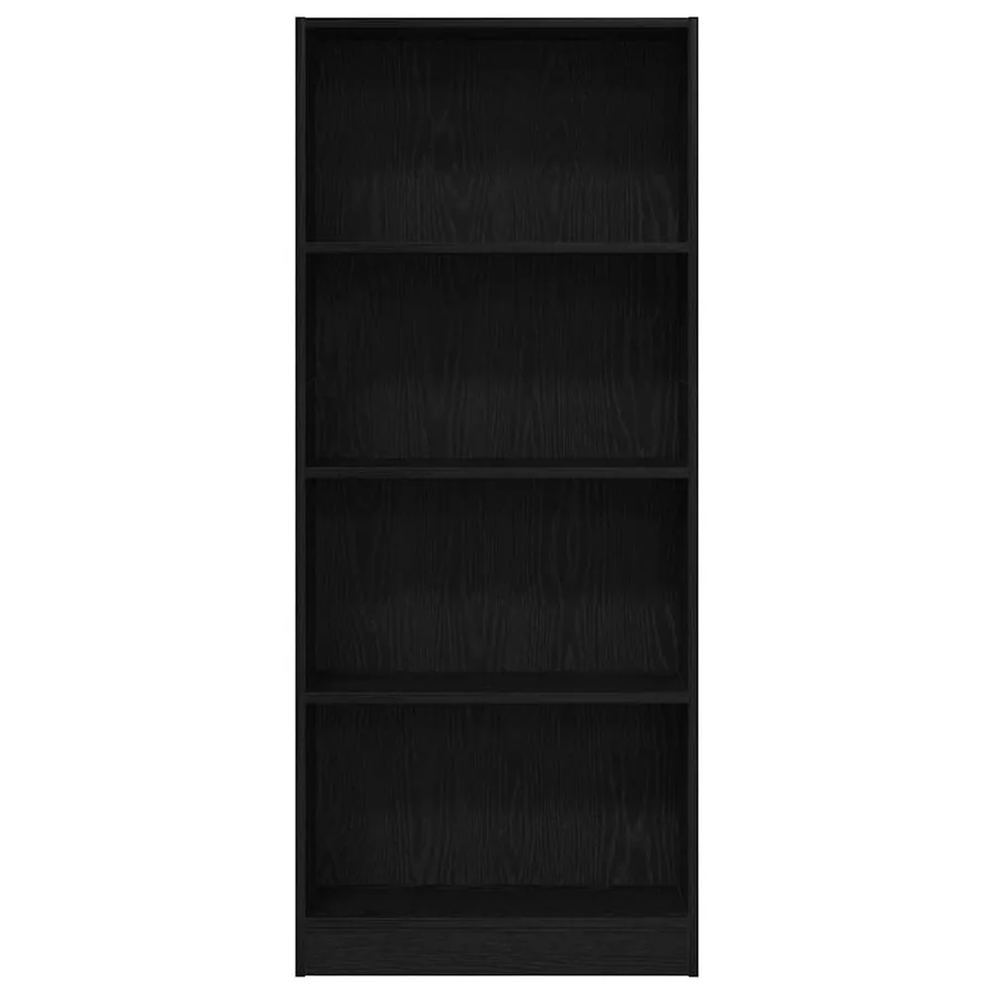 Étagère Chêne noir 60 x 24 x 143 cm Bois d'ingénierie - 6