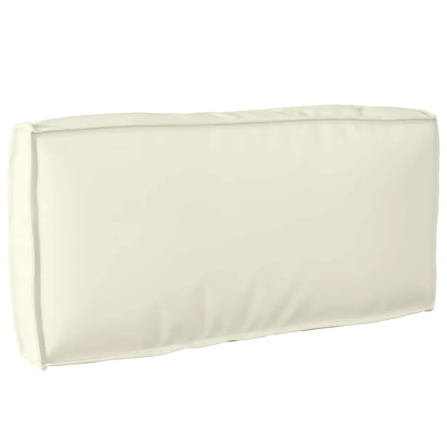 Coussin Crème 80 x 40 x 12 cm Tissu Oxford