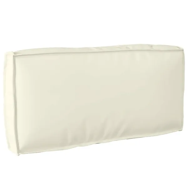 Coussin Crème 80 x 40 x 12 cm Tissu Oxford