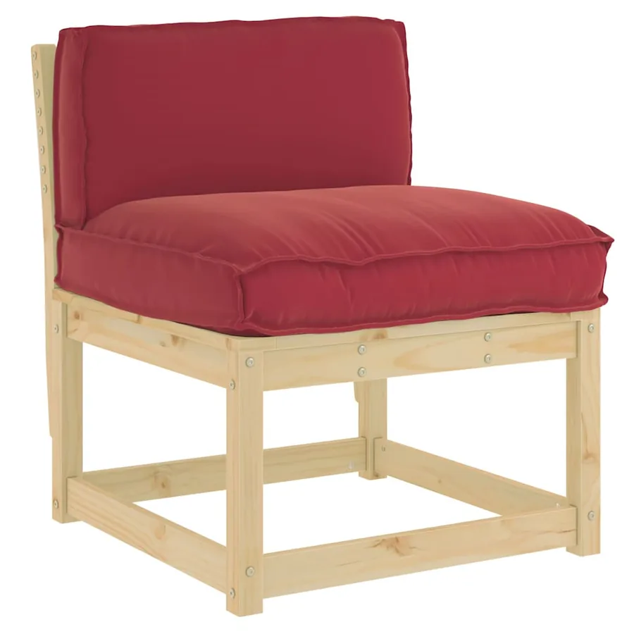 Coussin Bordeaux 70 x 40 x 12 cm Tissu Oxford - 2