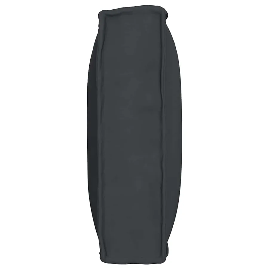 Coussin Noir 80 x 40 x 12 cm Tissu Oxford - 4