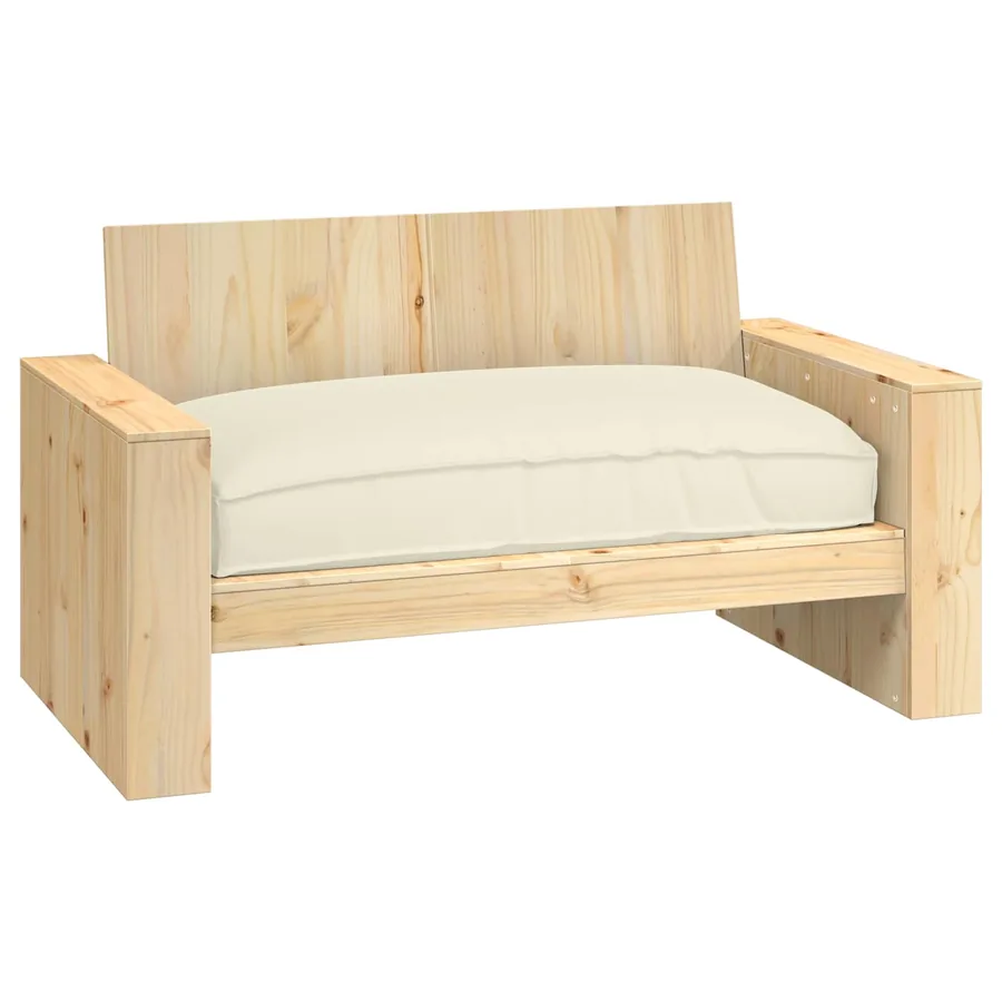 Coussin Crème 120 x 80 x 12 cm Tissu Oxford - 2