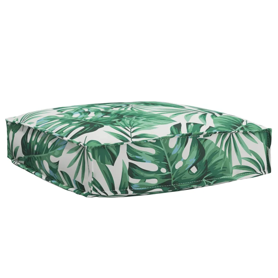 Coussin Feuille Motif feuille 60 x 60 x 12 cm Tissu Oxford