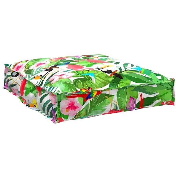 Coussin Floral Multicolore 70 x 70 x 12 cm Tissu Oxford