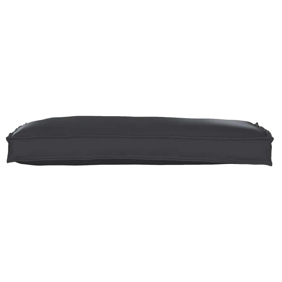 Coussin Noir 100 x 40 x 8 cm Tissu Oxford - 3