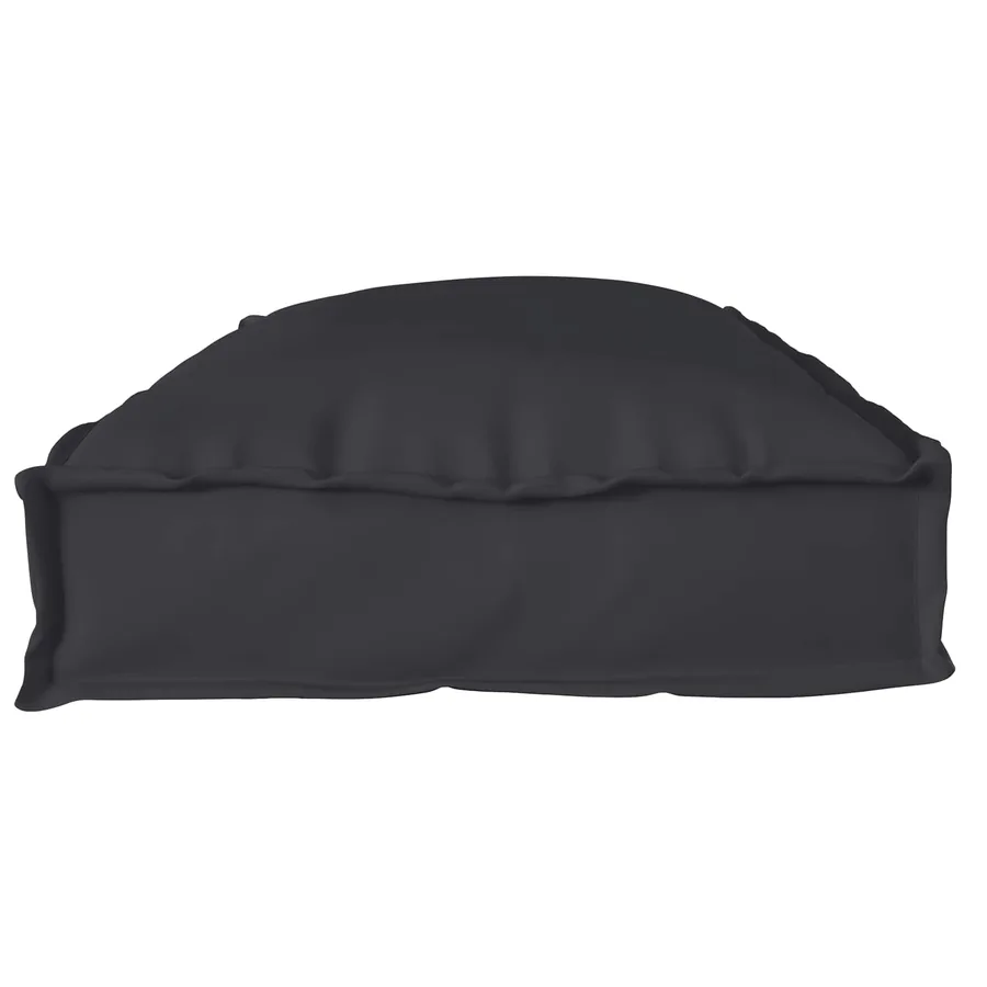 Coussin Noir 100 x 40 x 8 cm Tissu Oxford - 4