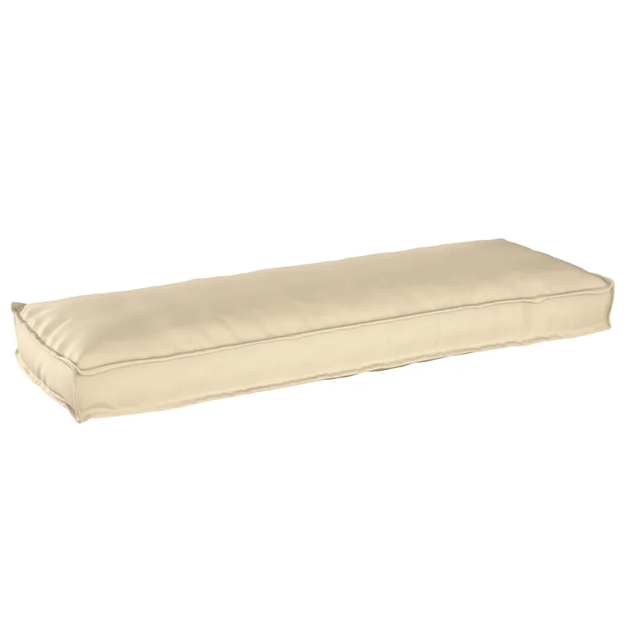 Coussin Beige 120 x 40 x 8 cm Tissu Oxford