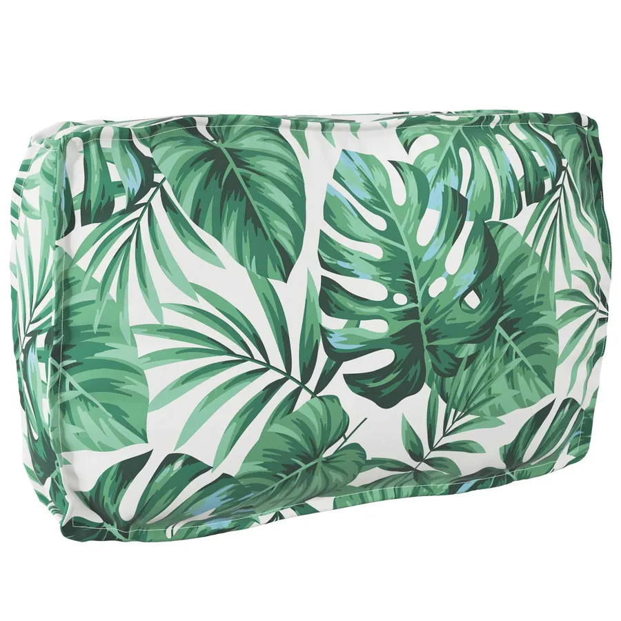 Set de coussins de palette Floral 2 pcs Motif Feuille Verte - 2