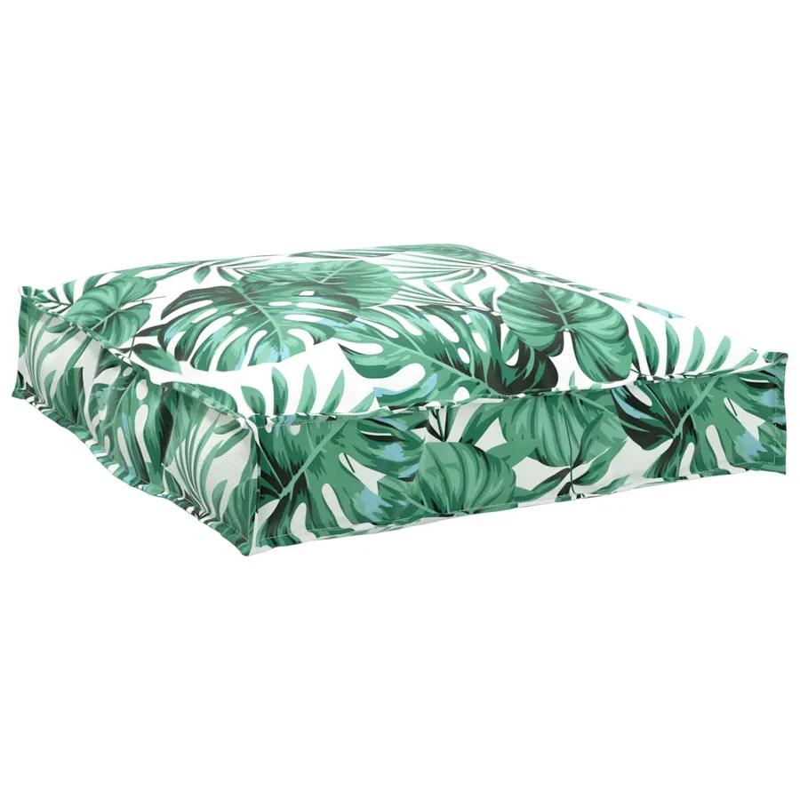 Set de coussins de palette Floral 2 pcs Motif Feuille Verte - 3