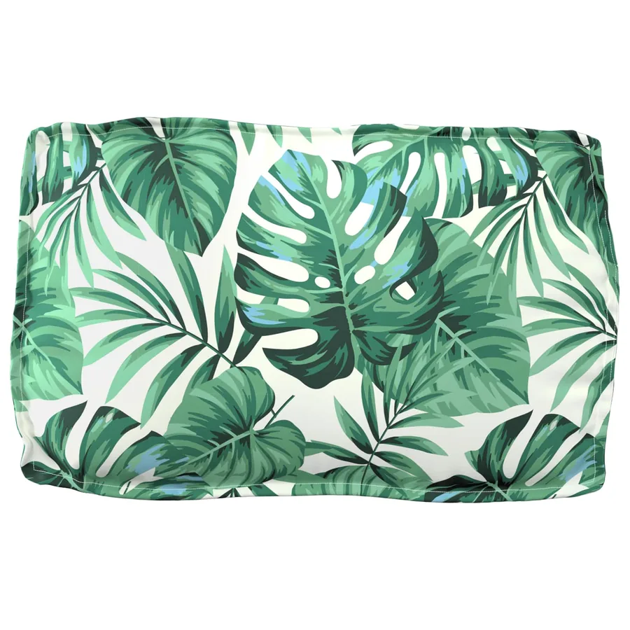 Set de coussins de palette Floral 2 pcs Motif Feuille Verte - 5