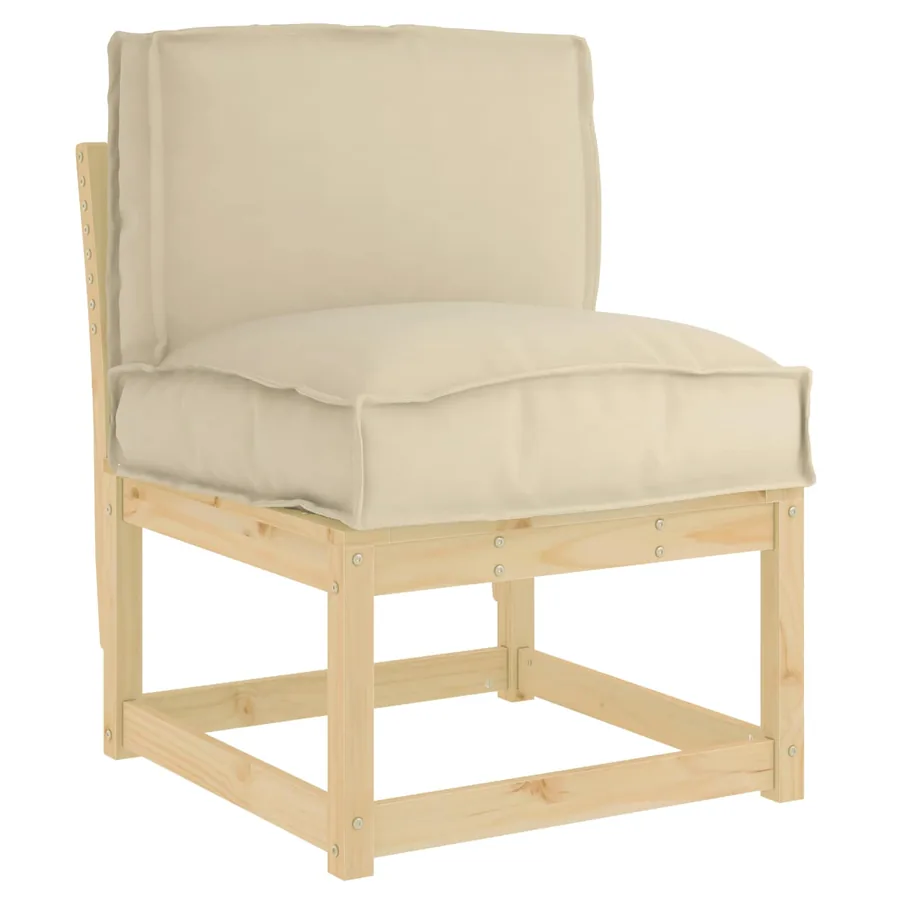 Coussin Beige 50 x 40 x 12 cm Tissu Oxford - 2