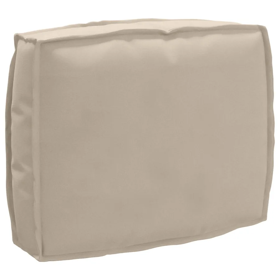 Coussin Taupe 50 x 40 x 12 cm Tissu Oxford