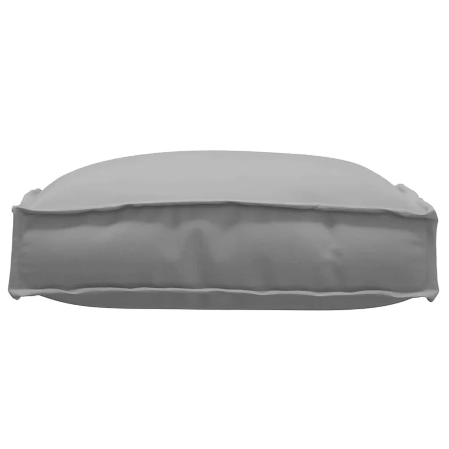 Coussin 2 pcs Gris 40 x 40 x 8 cm Tissu Oxford - 7