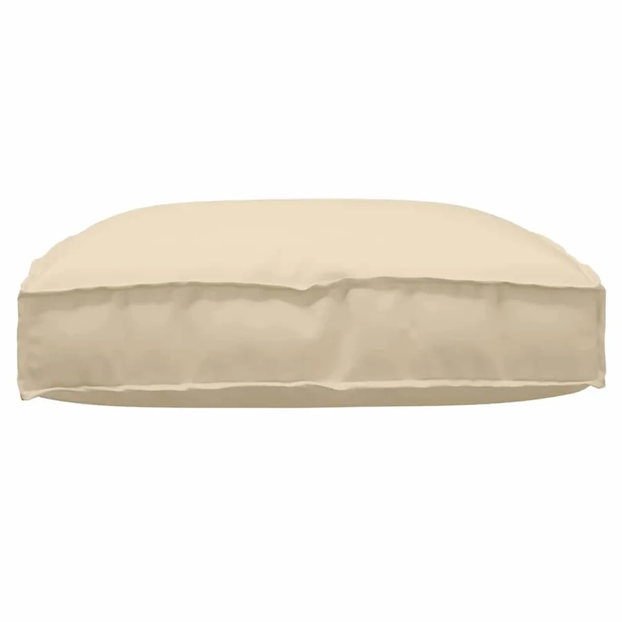 Coussin Beige 80 x 80 x 12 cm Tissu Oxford - 6