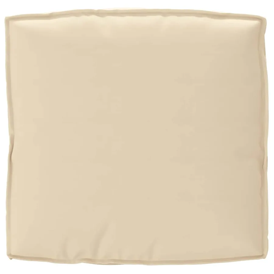 Coussin Beige 80 x 80 x 12 cm Tissu Oxford - 7