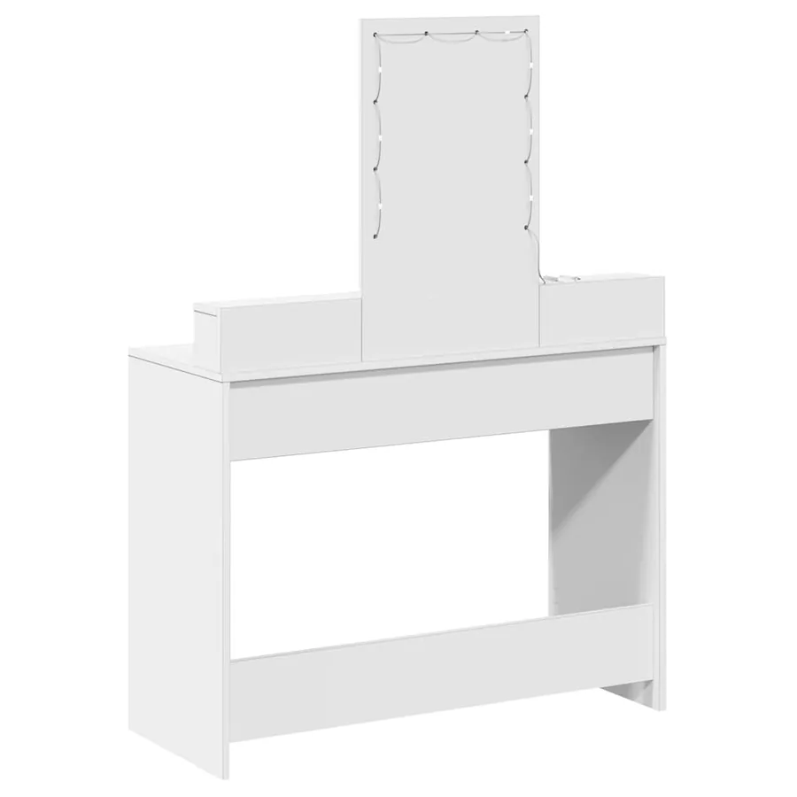 Table de Toilette Blanc 100 x 41 x 140 cm Bois d'ingénierie - 7