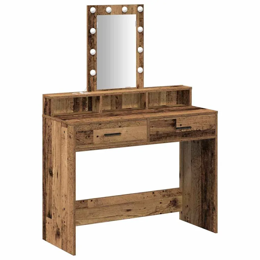 Table de Toilette Marron 100 x 41 x 140 cm Bois d'ingénierie - 2