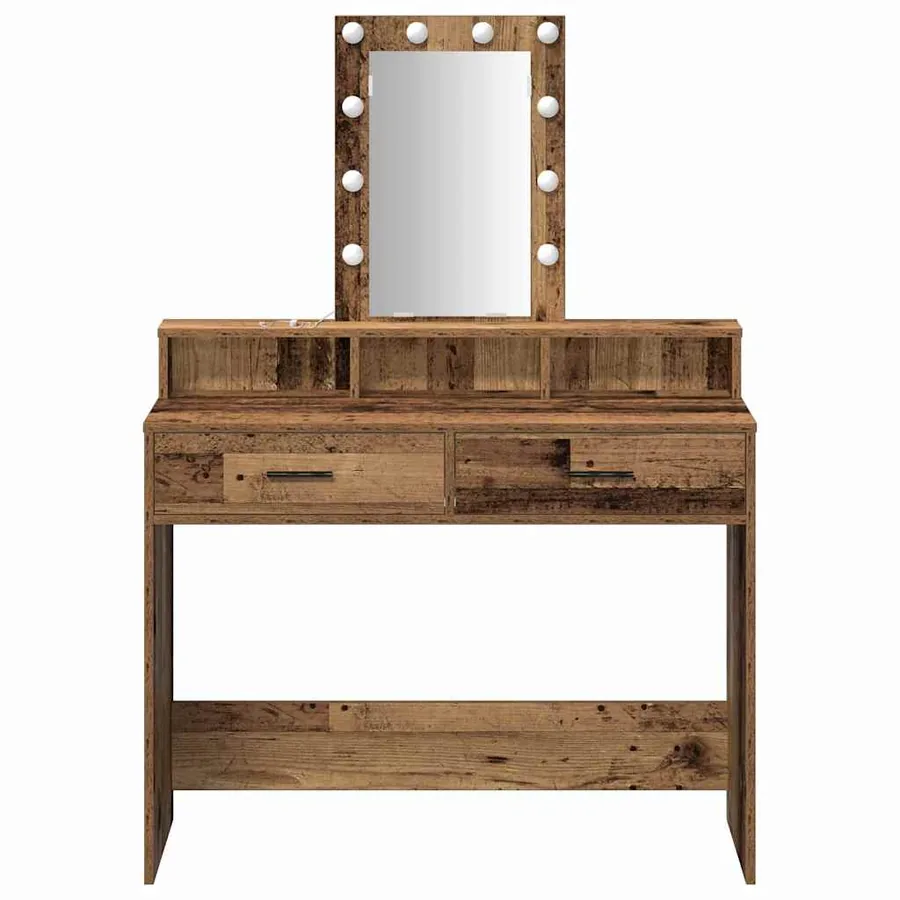 Table de Toilette Marron 100 x 41 x 140 cm Bois d'ingénierie - 5