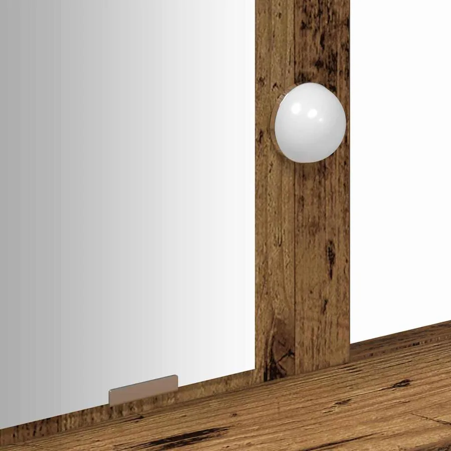 Table de Toilette Marron 100 x 41 x 140 cm Bois d'ingénierie - 9
