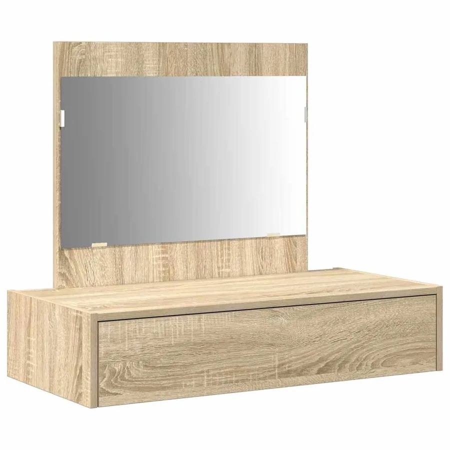Table de Toilette Marron 83 x 40 x 70 cm Bois d'ingénierie - 2