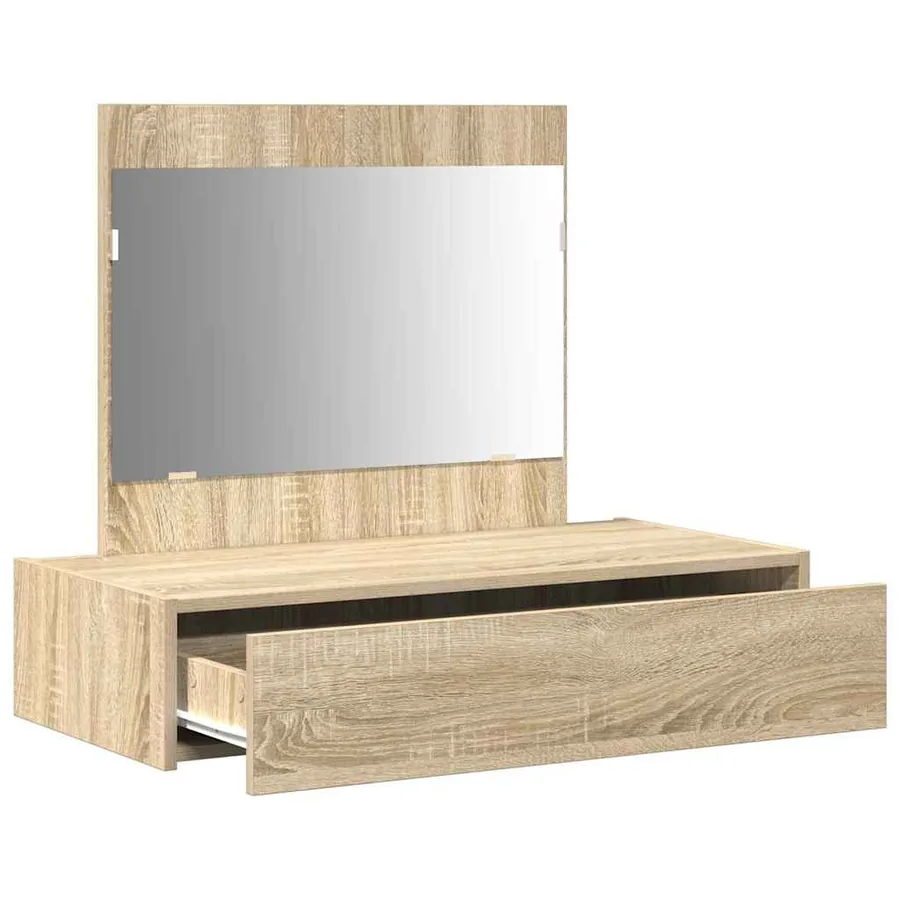 Table de Toilette Marron 83 x 40 x 70 cm Bois d'ingénierie - 5