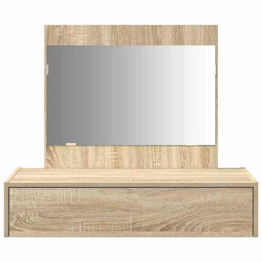 Table de Toilette Marron 83 x 40 x 70 cm Bois d'ingénierie - 6