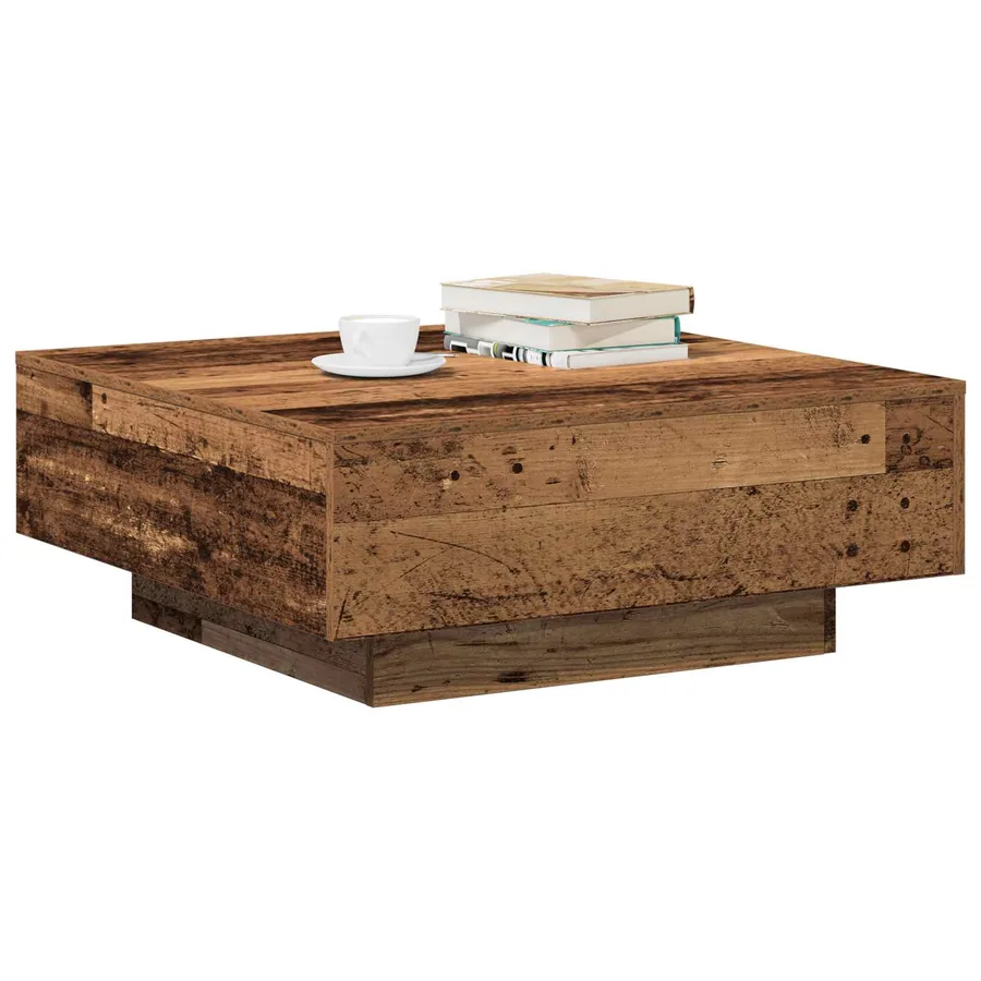 Table basse Bois Ancien 80 x 80 x 31 cm - 2