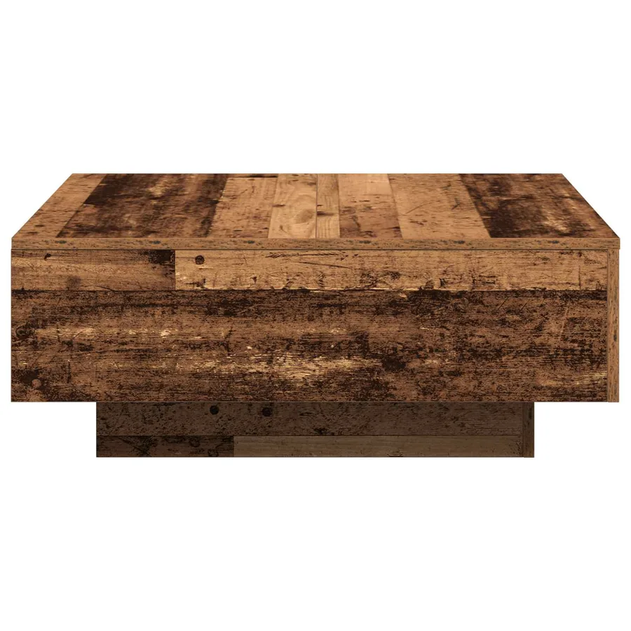 Table basse Bois Ancien 80 x 80 x 31 cm - 5