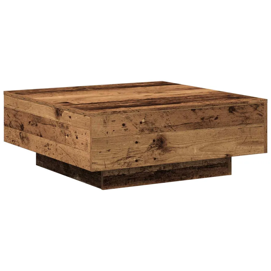 Table basse Bois Ancien 80 x 80 x 31 cm - 7
