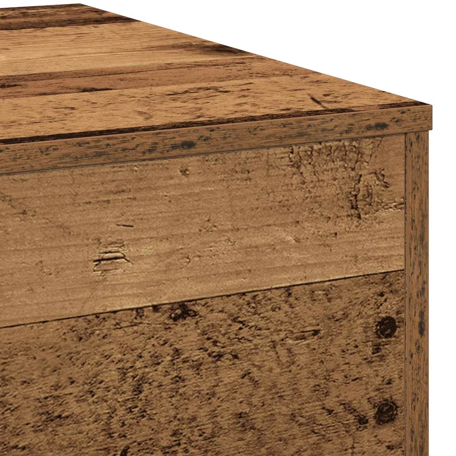 Table basse Bois Ancien 80 x 80 x 31 cm - 8