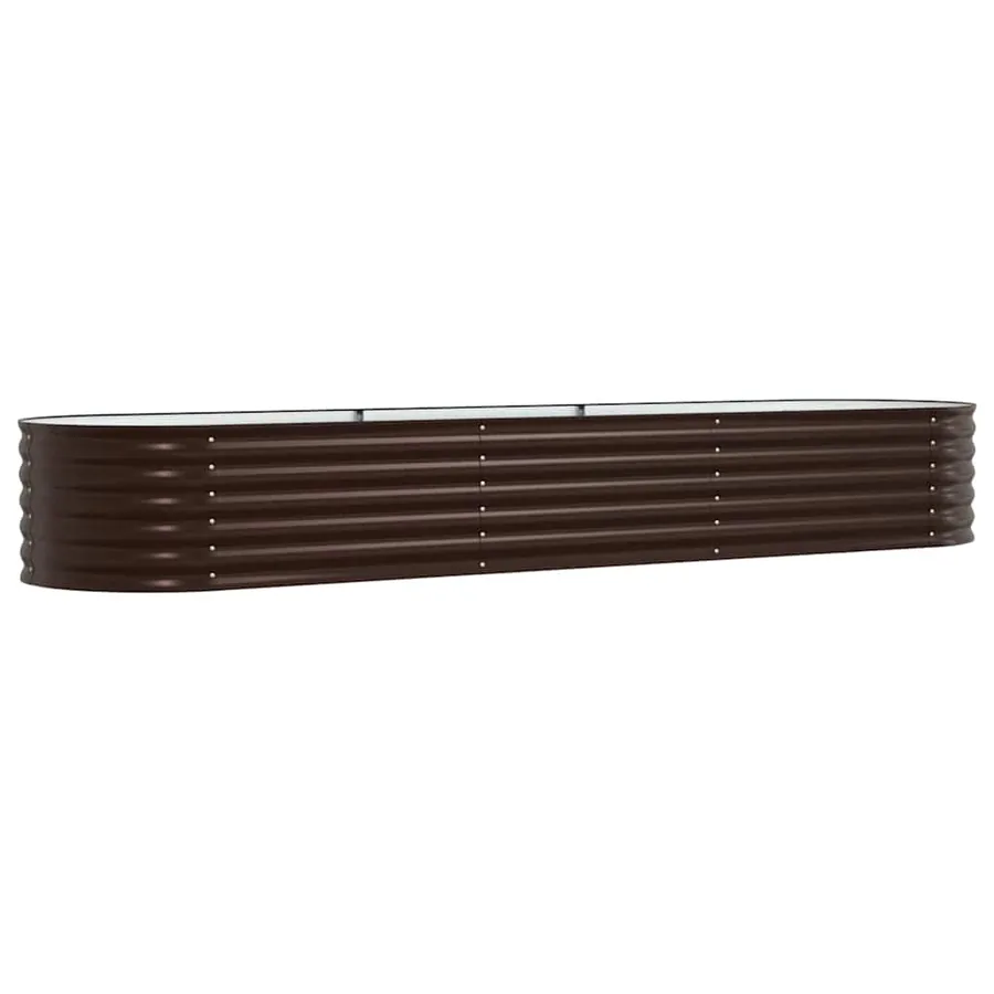 Lit surélevé Marron 320 x 80 x 44 cm Acier - 2
