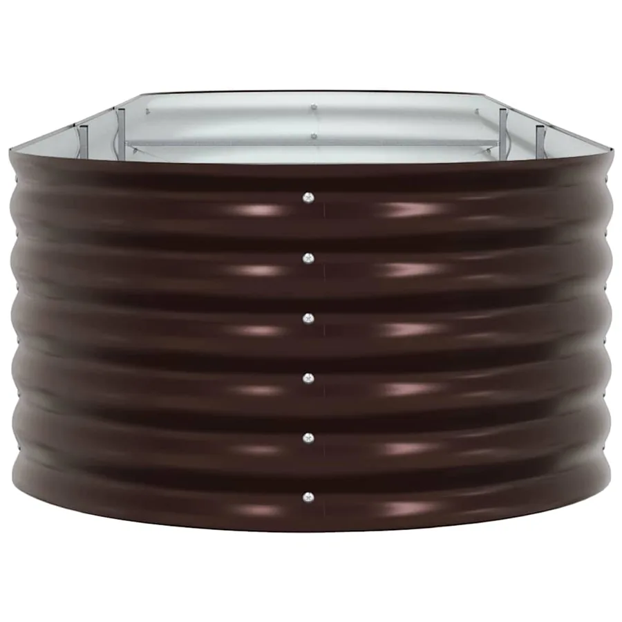 Lit surélevé Marron 320 x 80 x 44 cm Acier - 6