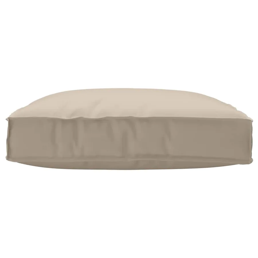 Coussin Taupe 80 x 80 x 12 cm Tissu Oxford - 5