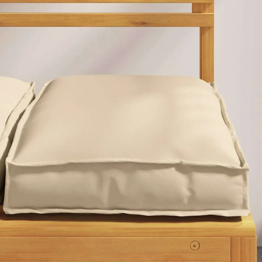 Coussin 4 pcs Beige 40 x 40 x 8 cm Tissu Oxford - 4