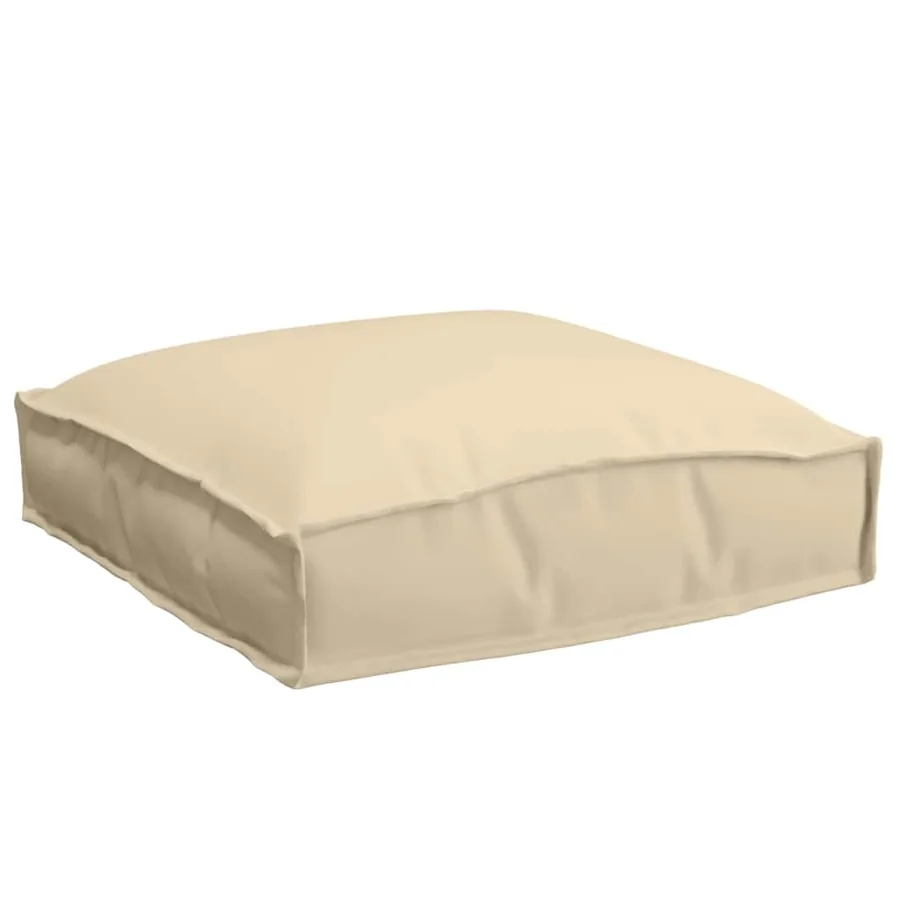 Coussin 4 pcs Beige 40 x 40 x 8 cm Tissu Oxford - 5