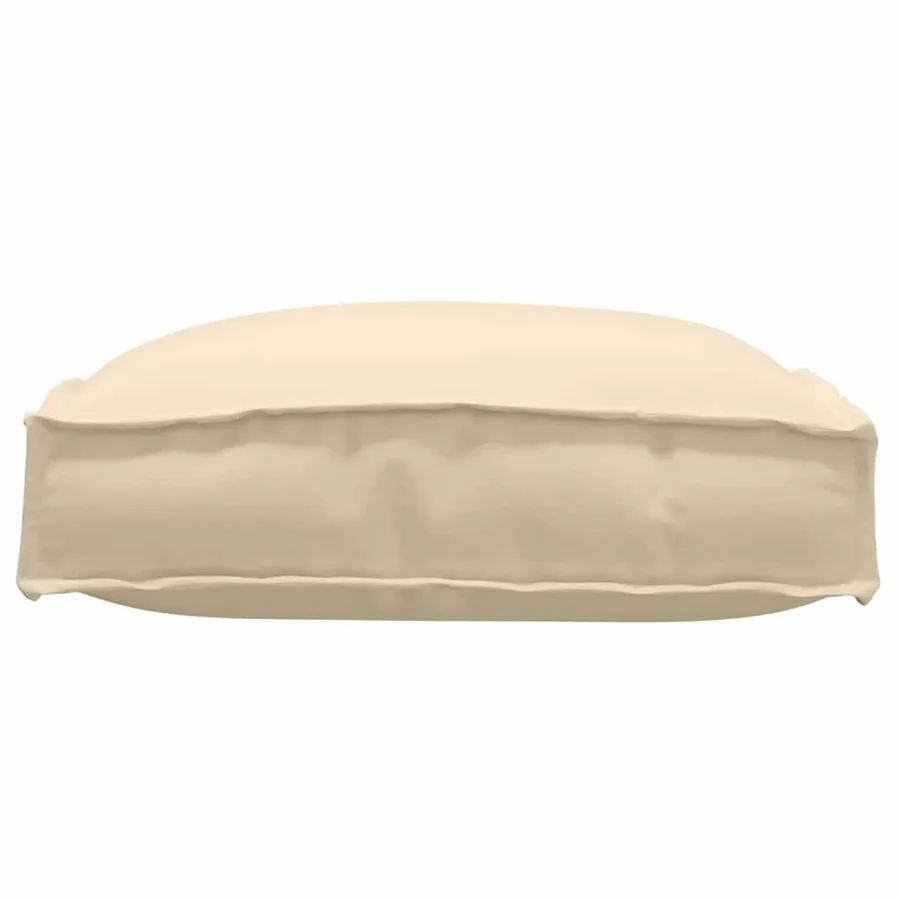 Coussin 4 pcs Beige 40 x 40 x 8 cm Tissu Oxford - 7