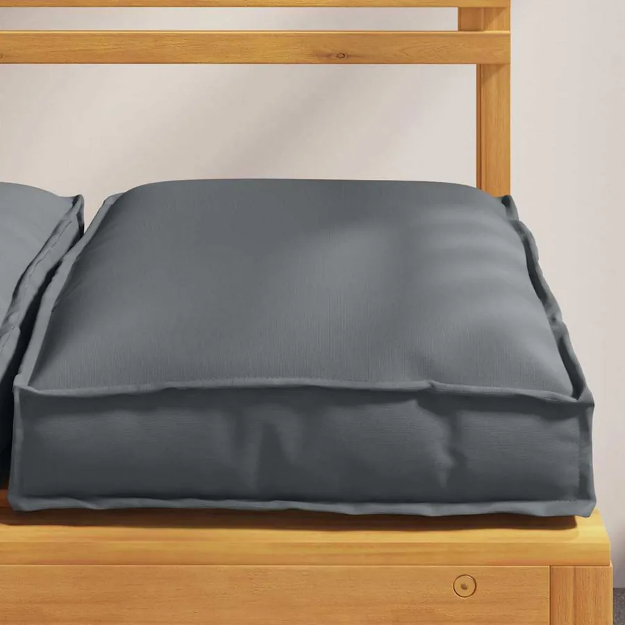 Coussin 6 pcs Anthracite 40 x 40 x 8 cm Tissu Oxford - 4