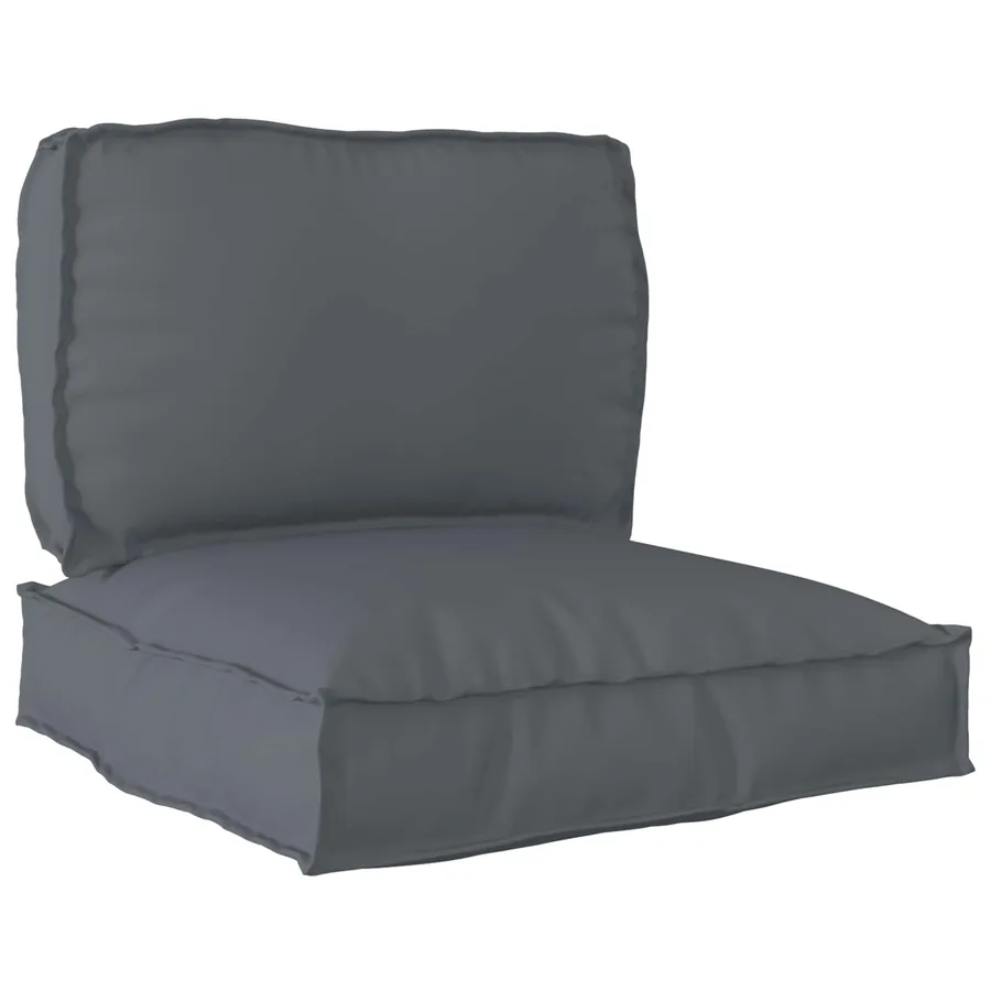 Set de coussins de palette 2 pcs Anthracite Tissu Oxford - 2